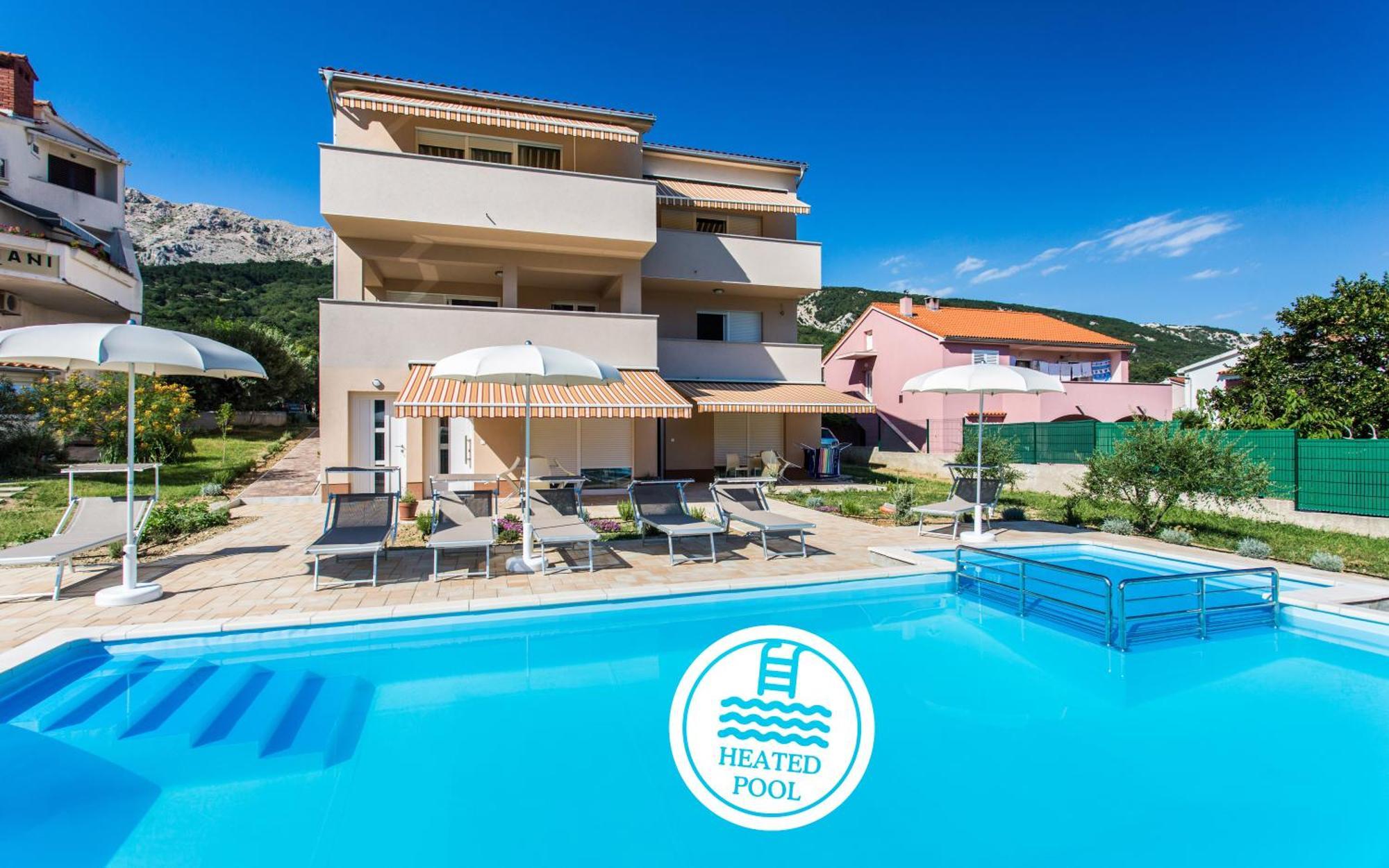 Apartments Viktorija Baška Kültér fotó